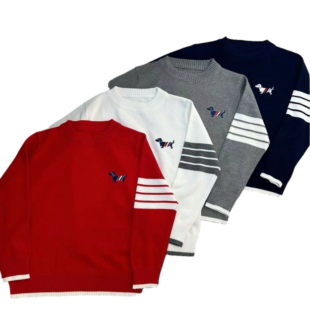 Outwear Sweater Rajut anak CSW(L)543 Long Sleeve Atasan Lengan Panjang Anak Laki-laki&Perempuan Baju