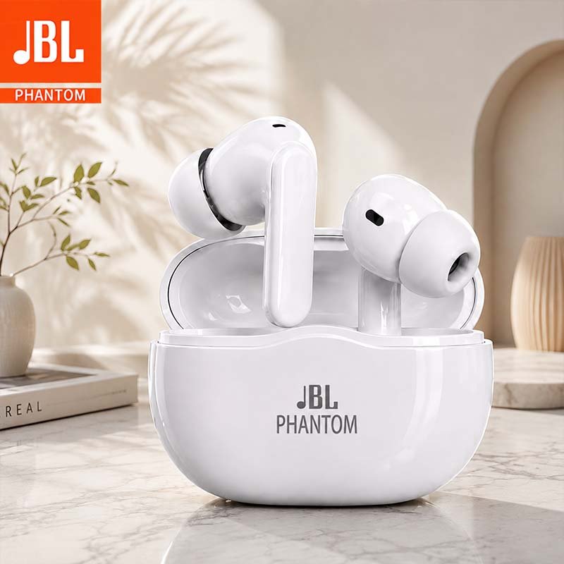JBL Earphone Bluetooth Nirkabel Sejati Asli Headphone Suara HiFi Latensi Rendah Pengurangan Kebising