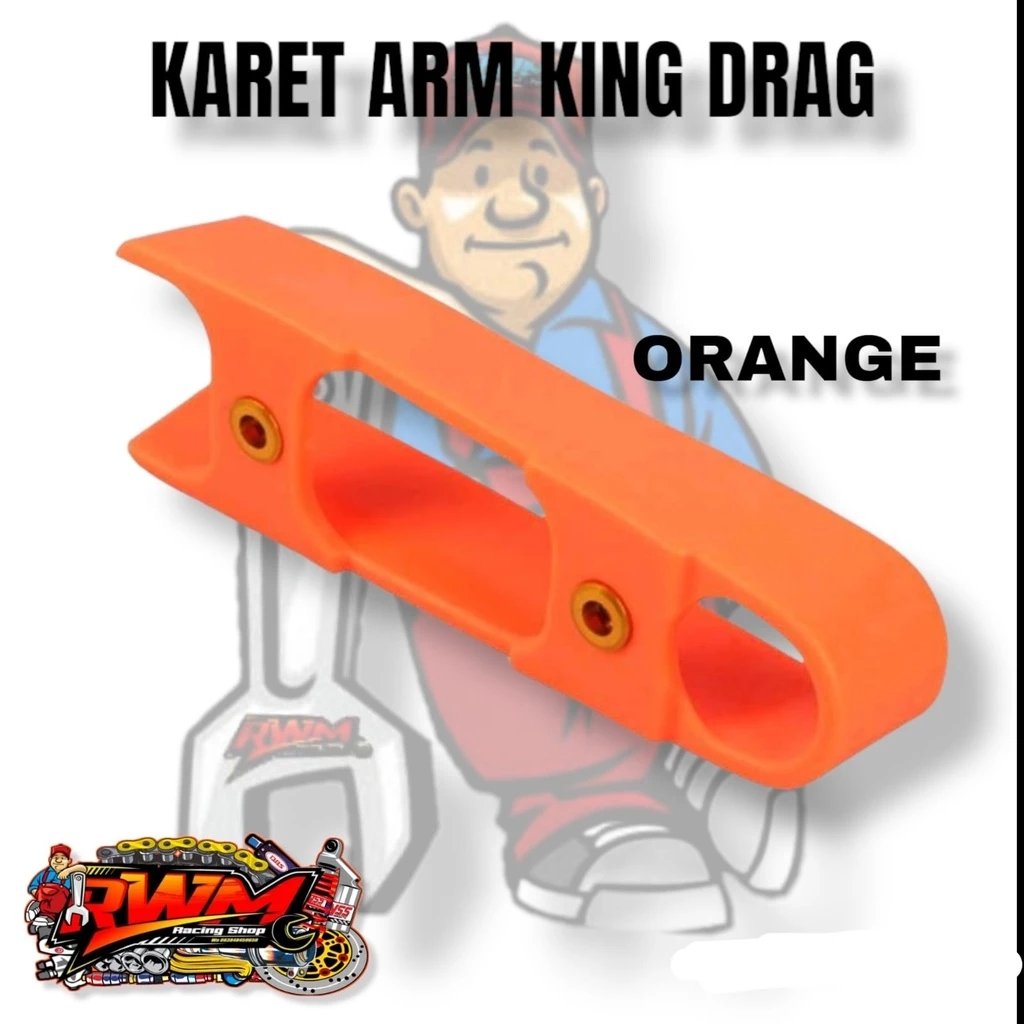 KARET SWING ARM KING DRAG ORIGINAL ORANGE