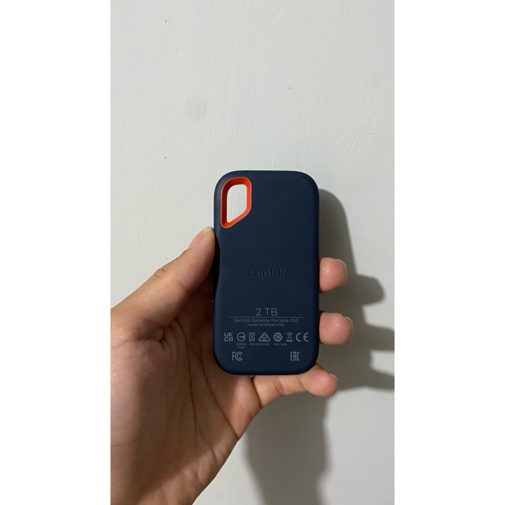 Sandisk SSD eksternal 2TB V2