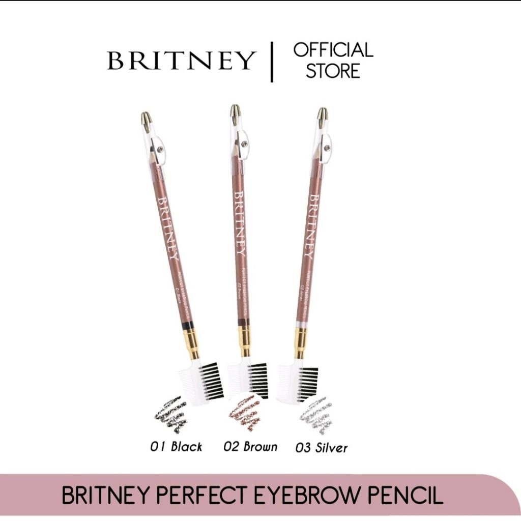 Britney Perfect Eyebrow Pencil / Pencil Alis - Purbasari