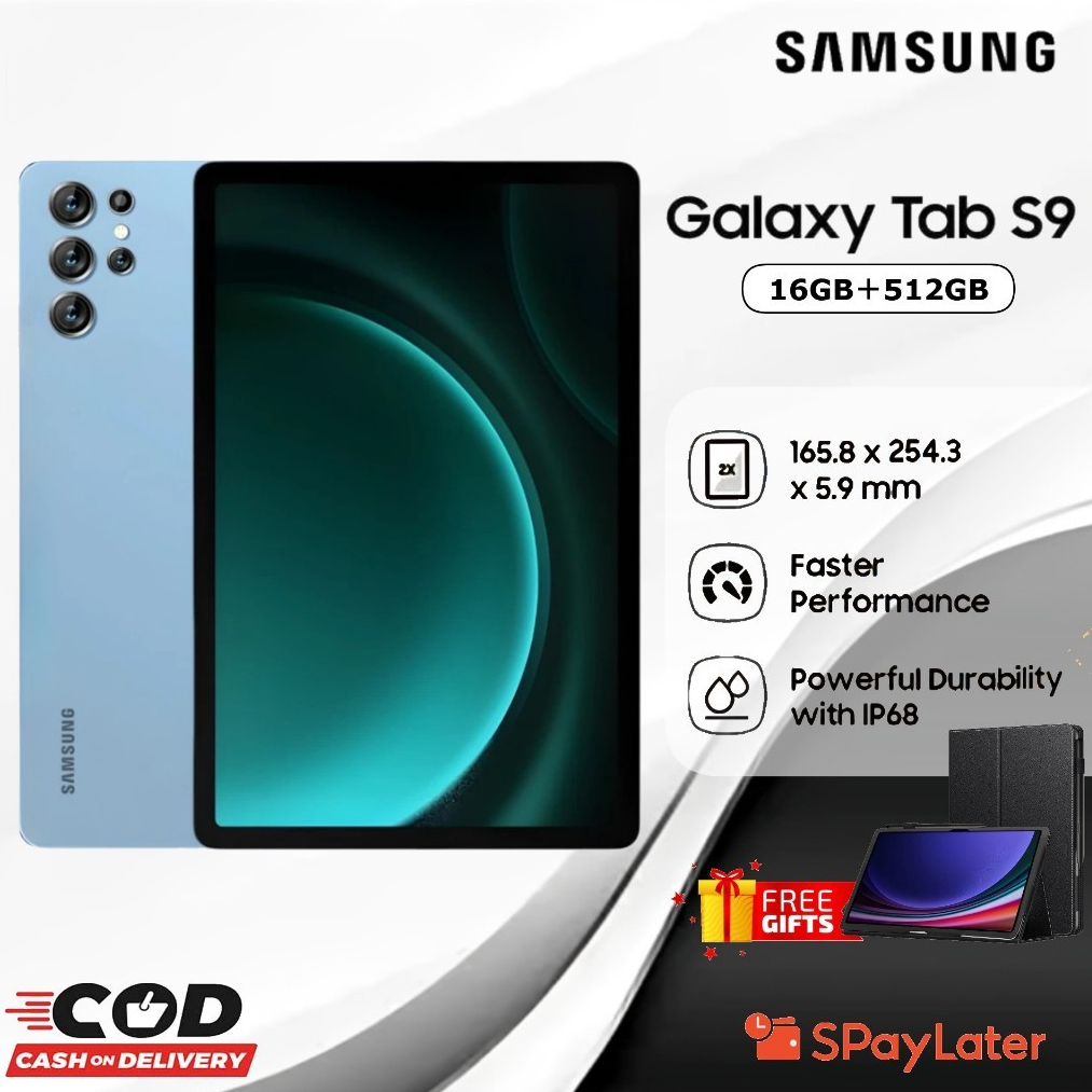 Samsung Galaxy S9 Tab 11 Inch 2026 5G/4G LTE | 16GB RAM 512GB ROM | Dual SIM | Android Tablet +COD
