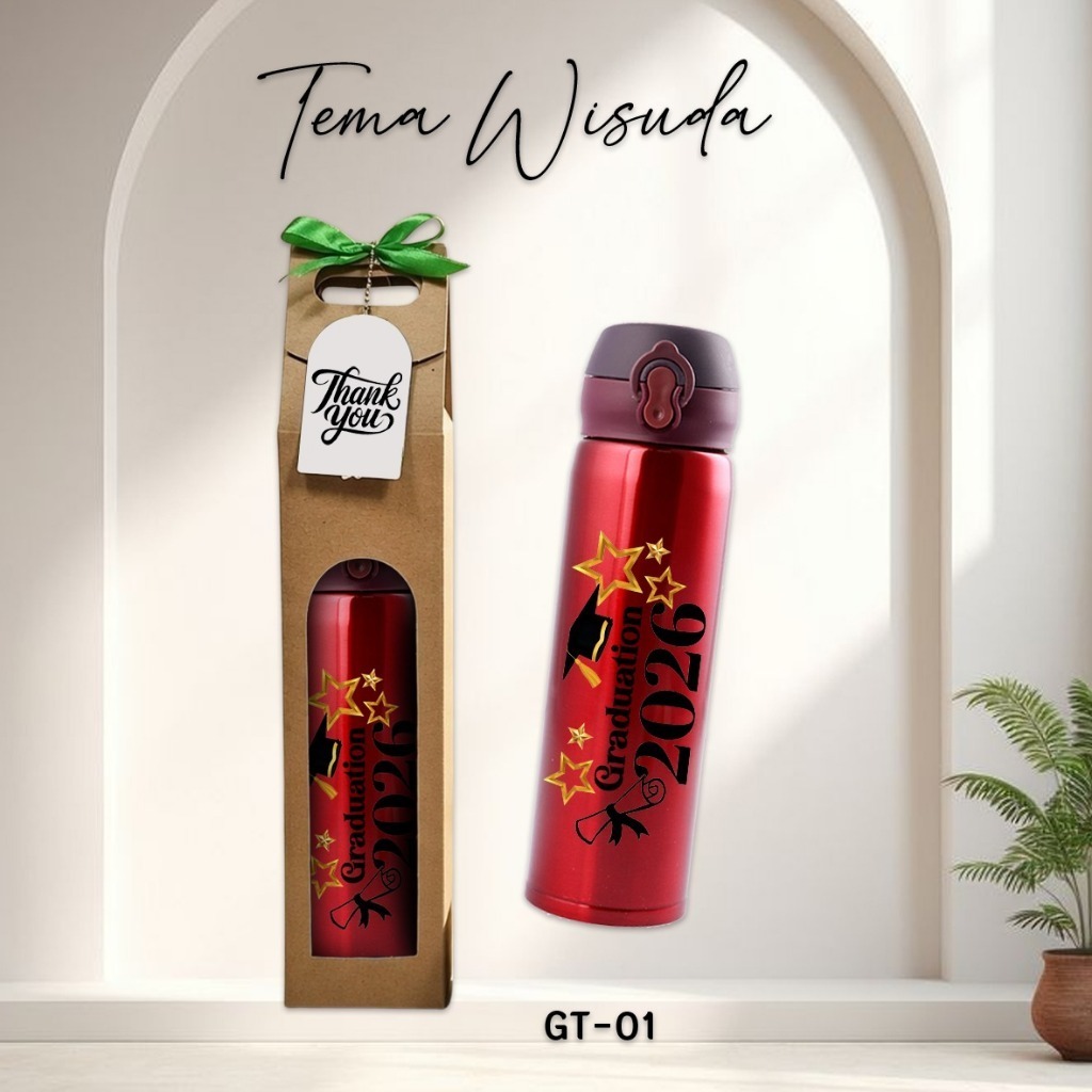 HAMPERS TERMOS  WISUDA / SATUAN / TK / HADIAH ANAK / SOUVENIR PERPISAHAN  CHRISTMAS / NATAL / LEBARA