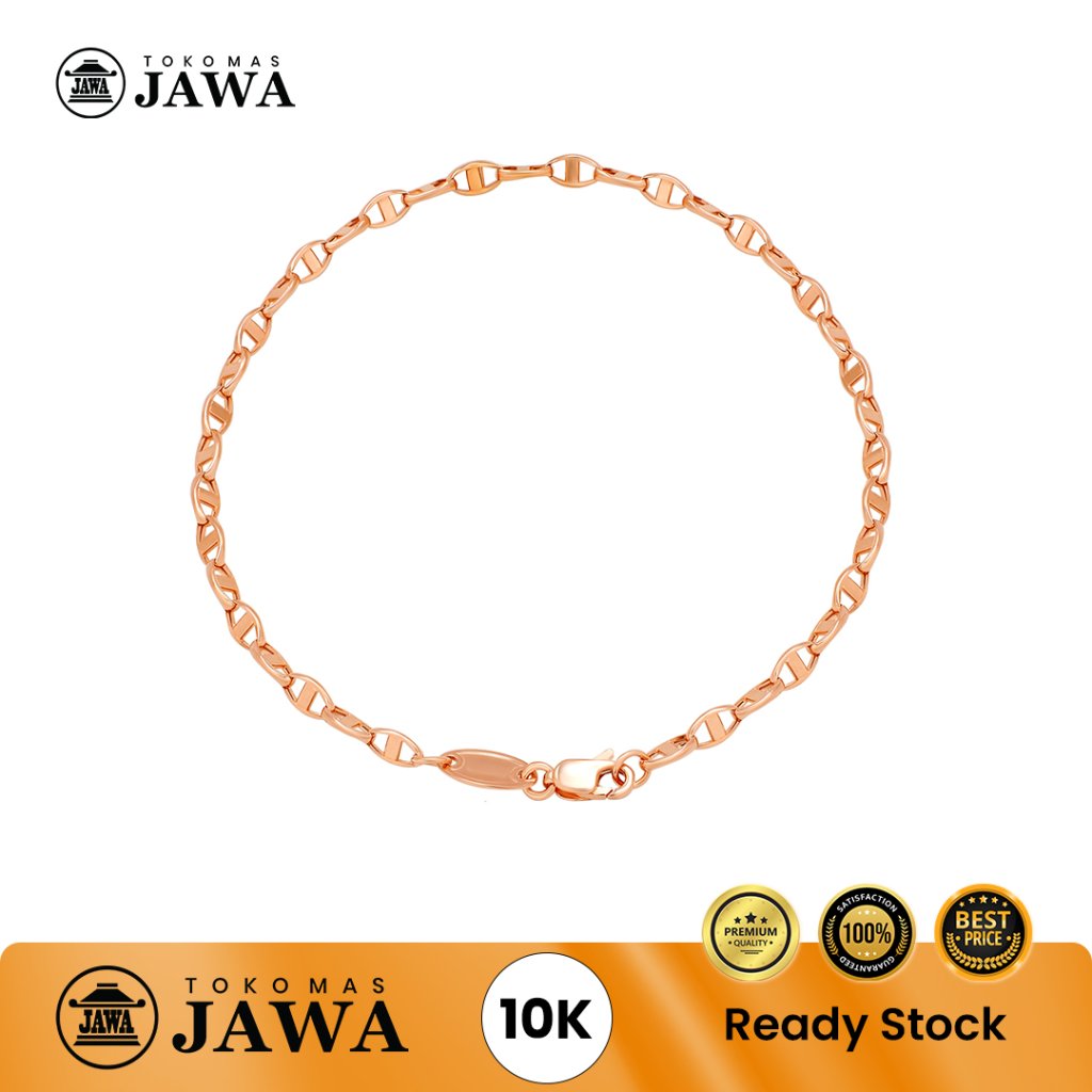 Gelang Bracelet Emas Omega Slim Kadar 10 Karat Toko Mas Jawa