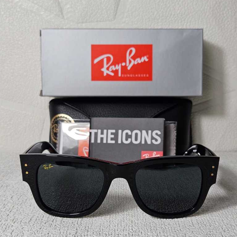 KACAMATA RAYBAN MEGA WAYFARER RB0840S ASAP ROCKY 6826/J5 51 BLACK ORIGINAL
