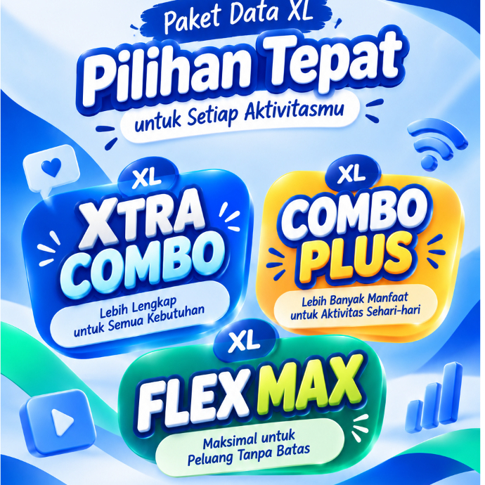 PAKET INTERNET XL XTRA COMBO XL COMBO PLUS XL COMBO FLEX
