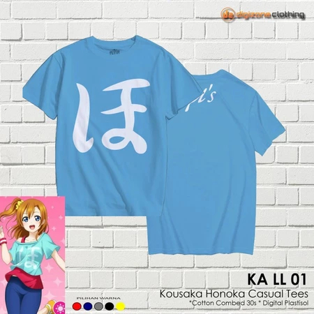 Kaos Anime Love Live Kousaka Honoka Semi Cosplay KA LL 01