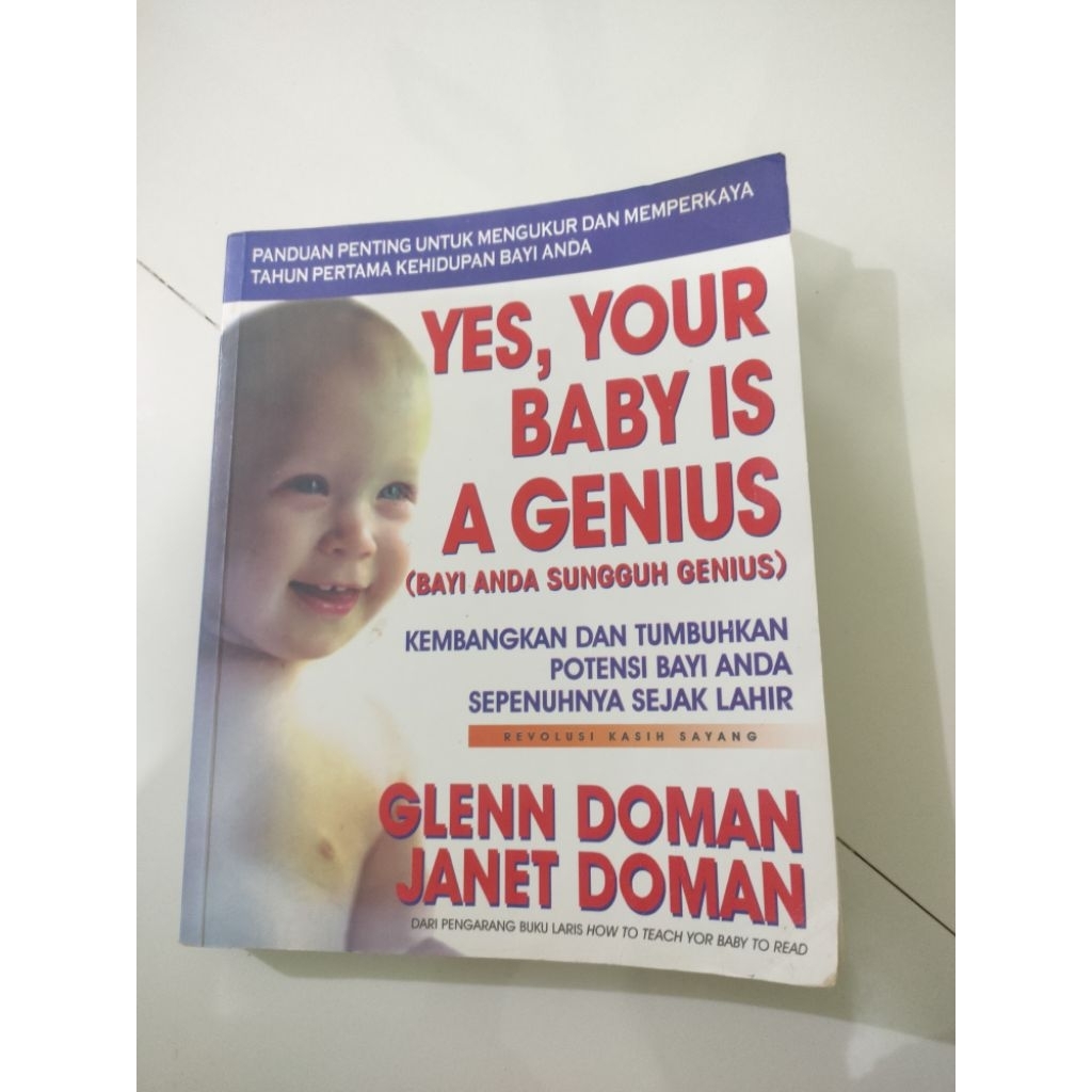 Preloved Buku Yes Your Baby Is A Genius Glenn Doman