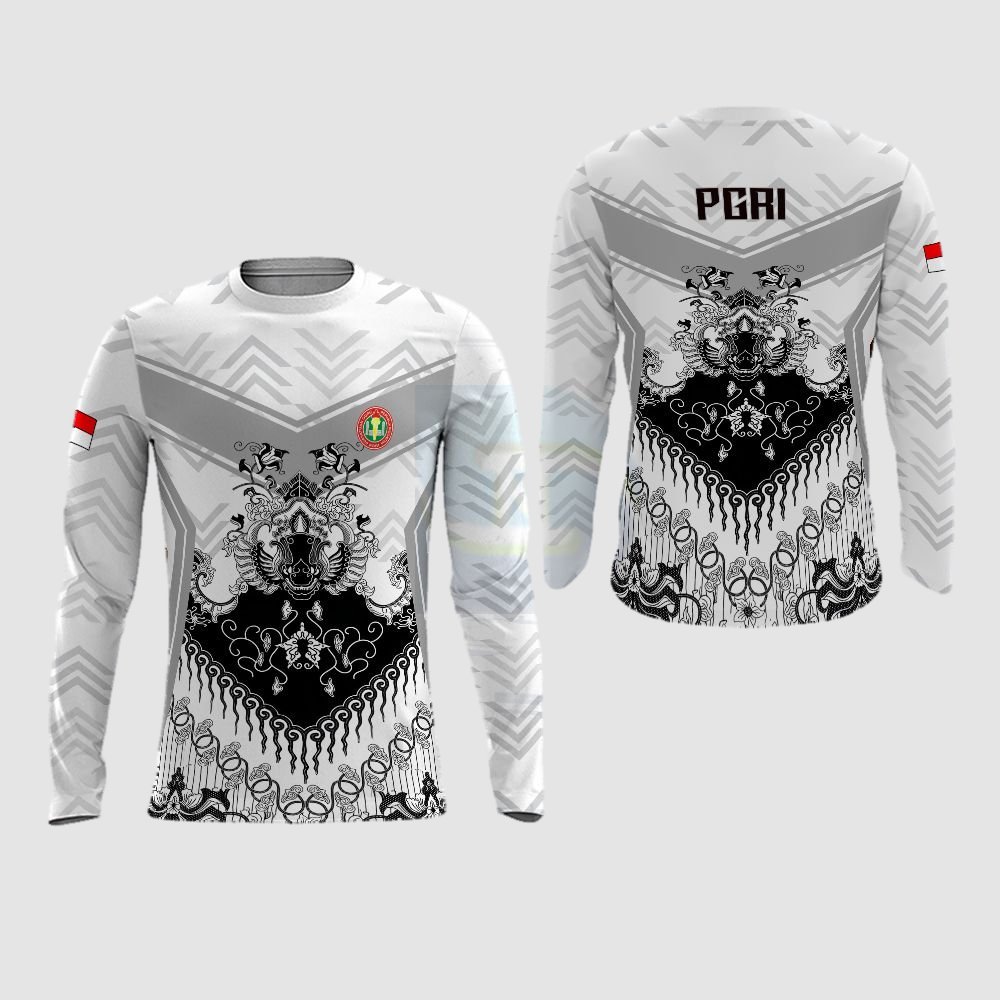 Kaos Seragam PGRI Pria | Baju Guru PGRI Pria | Kaos Organisasi Guru PGRI