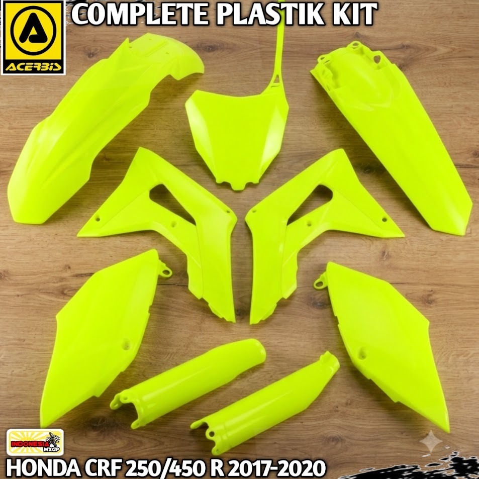 HONDA CRF 250 450 R 2017 2018 2019 2020 2021 - ACERBIS COMPLETE PLASTIK KIT - COVER BODY FULL SET MO