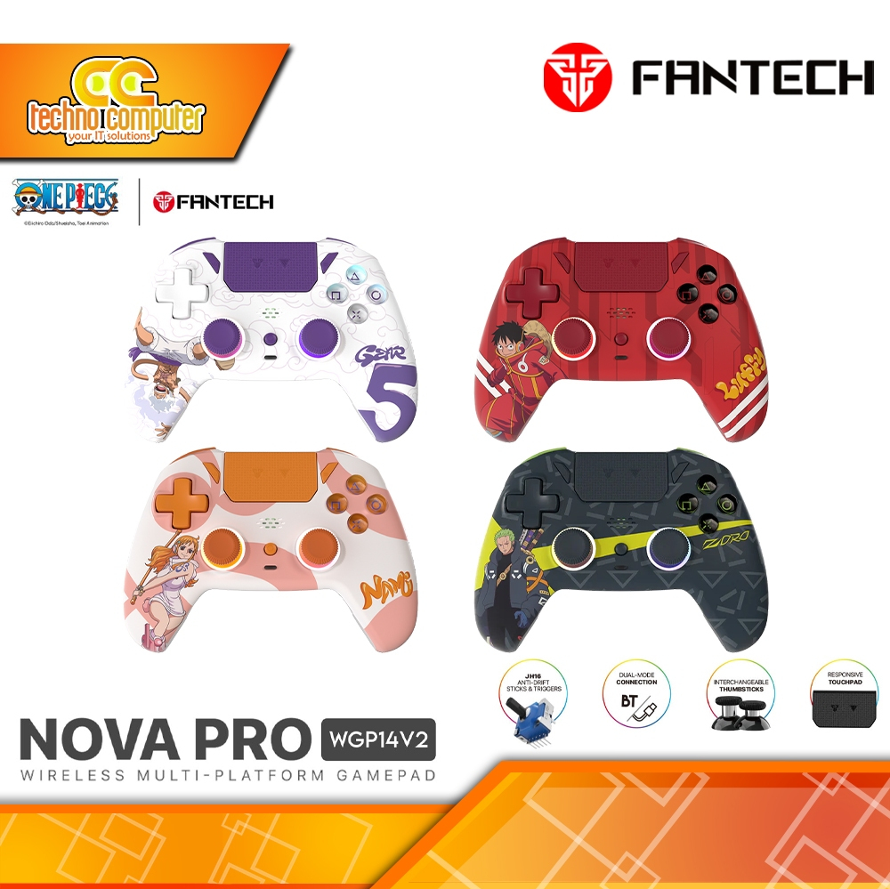 GAMEPAD FANTECH X ONEPIECE EXCLUSIVE COLLABORATION NOVA PRO WGP14V2