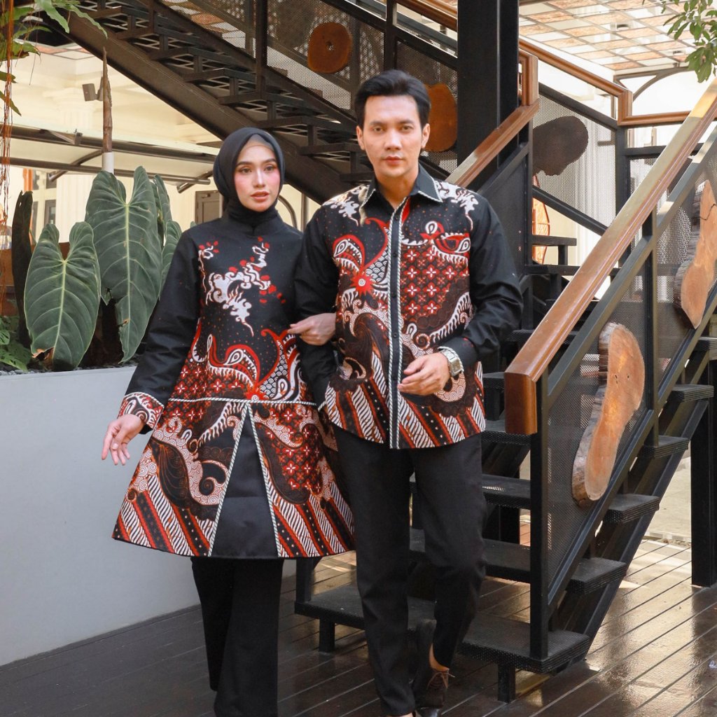 Benang Raja Batik Couple Katun Primis Lapis Trikot Pesona Wastra (SARIMBIT BATIK DAPAT DIBELI TERPIS
