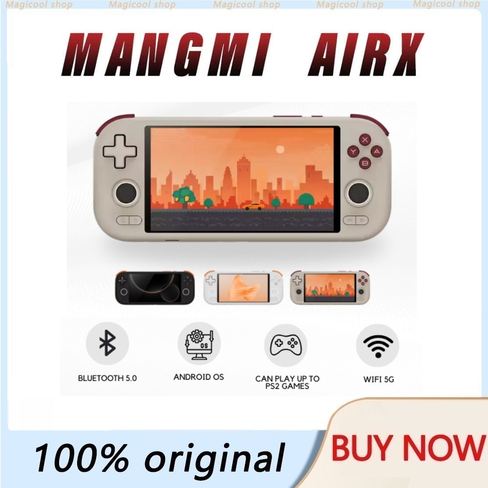MANGMI AIR X Handheld Game Console Qualcomm Snapdragon 662 5.5'' Touchscreen Android 14 Active Cooli