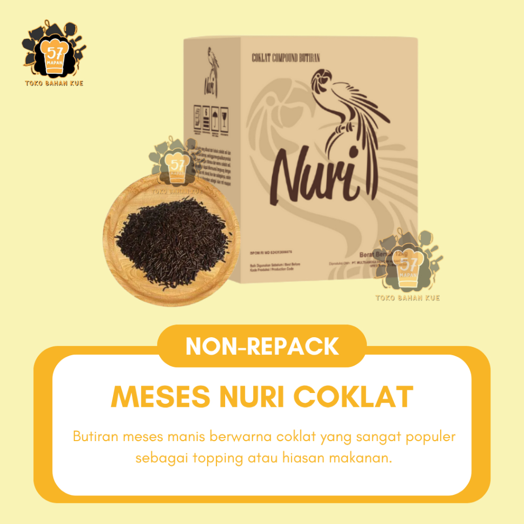 [DOS = 12 KG] MESES NURI COKLAT DAN WARNA 12KG
