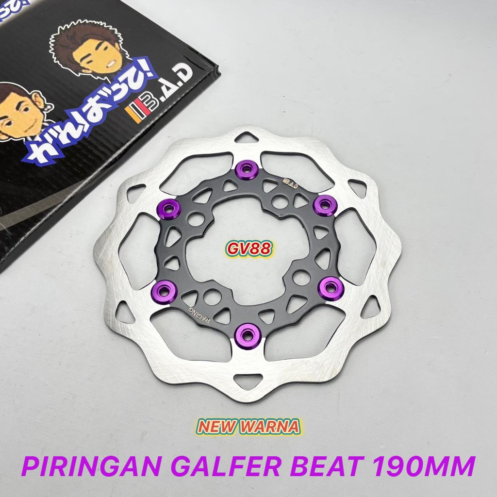 Piringan Cakram Honda Beat 190mm Model Galfer | Disc Brake Racing BEAT VARIO SCOOPY GENIO SPACY