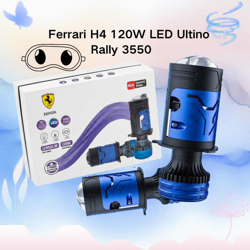 Ferrari Lampu H4 Otto Apro Laser 120Watt Satuan (2PCS)