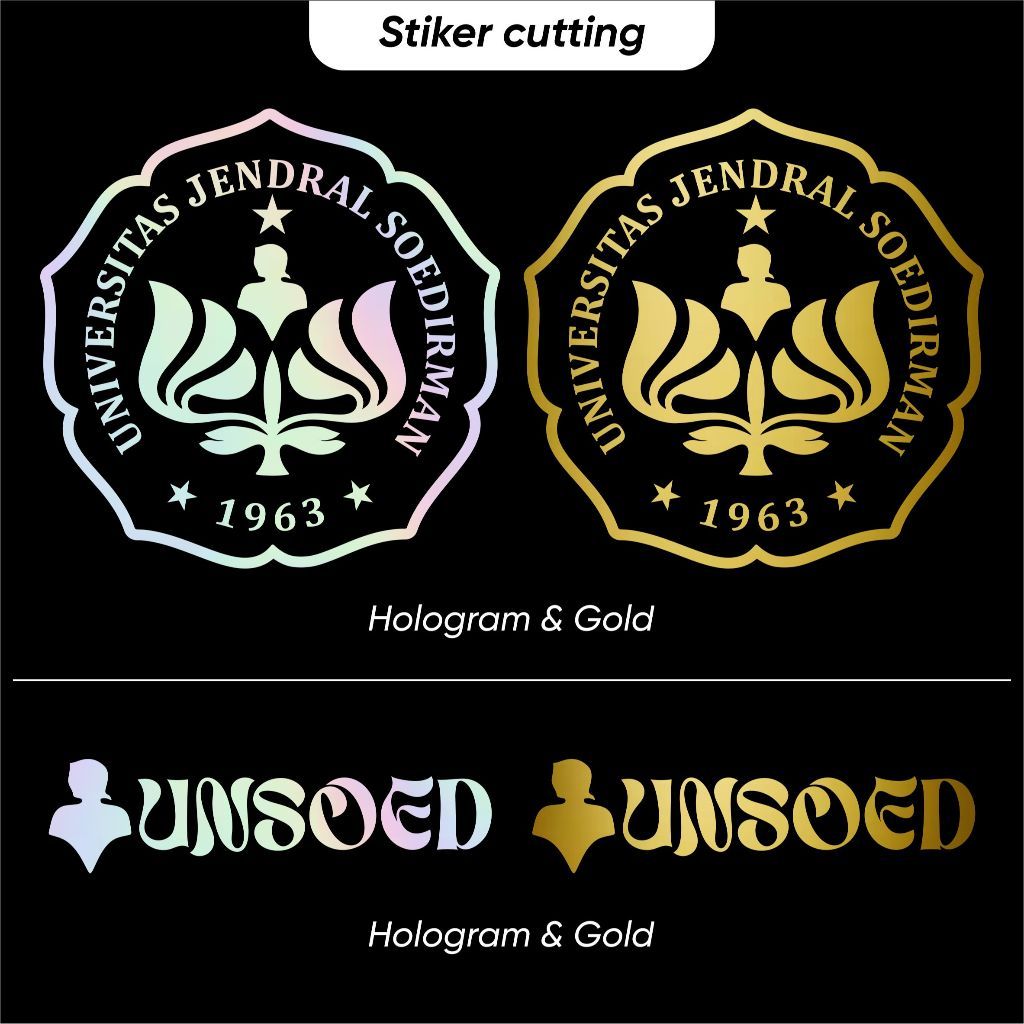 UNSOED STIKER CUTTING KAMPUS BEST