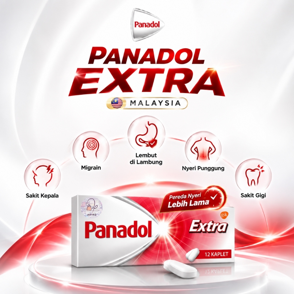 PANADOL MERAH EXTRA MALAYSIA OBAT PEREDA NYERI UNTUK MEREDAKAN NYERI EKSTRA `12S
