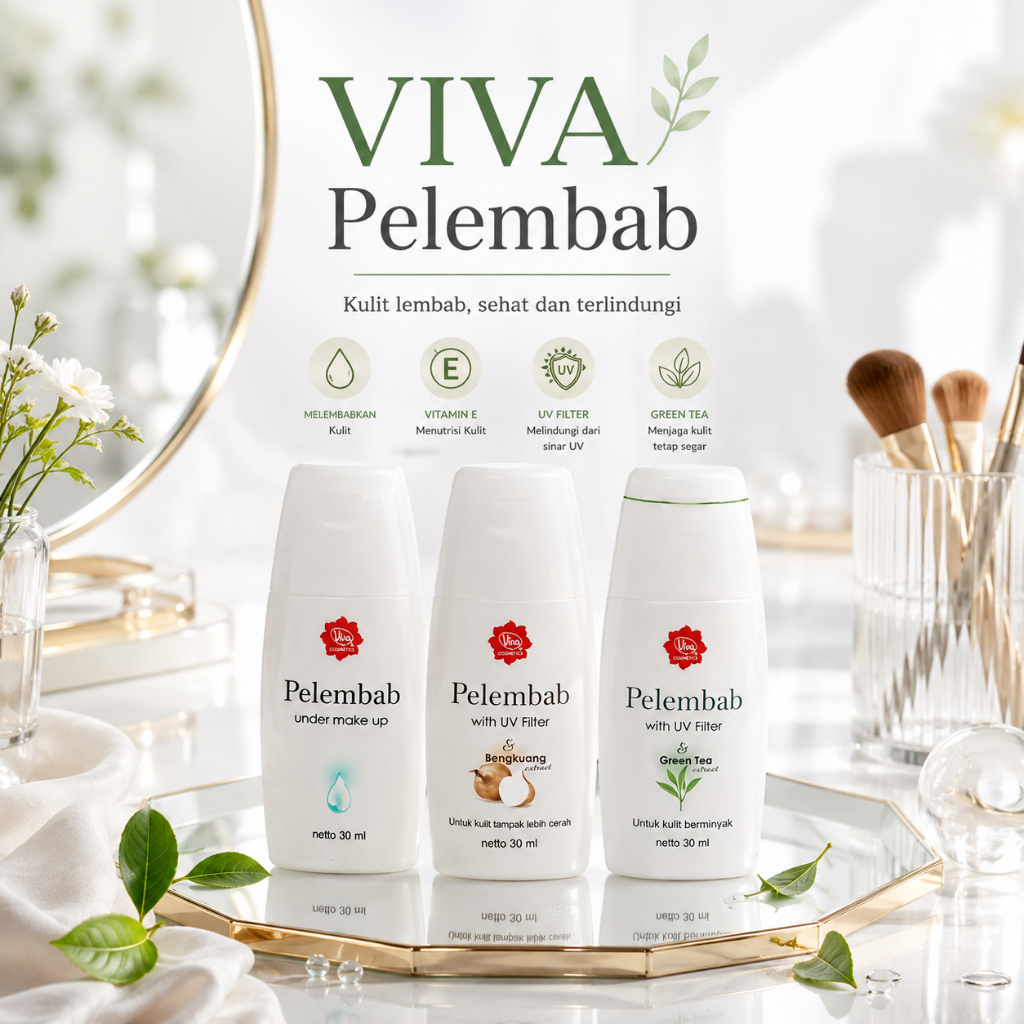 (BPOM) VIVA PELEMBAB WAJAH + UV FILTER