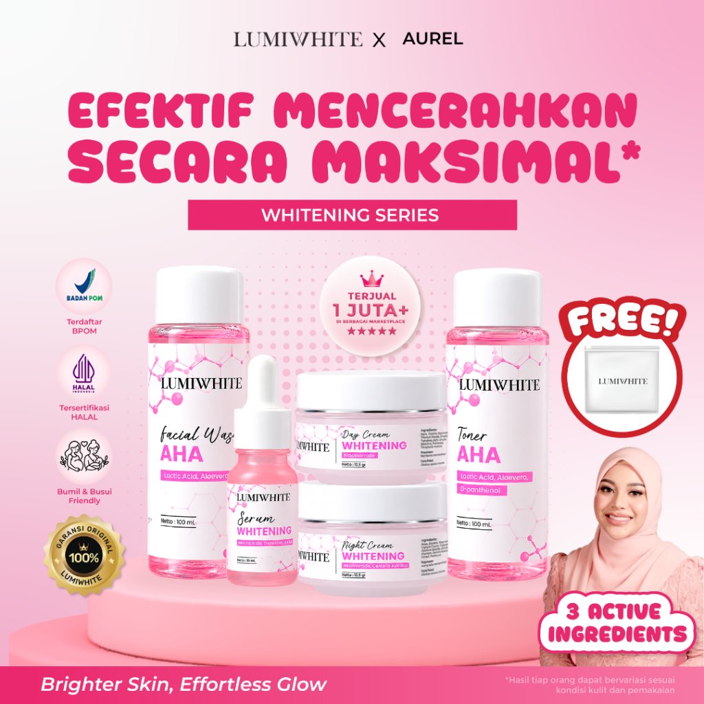 AHHA x LUMIWHITE - Paket WHITENING Series Lengkap‎