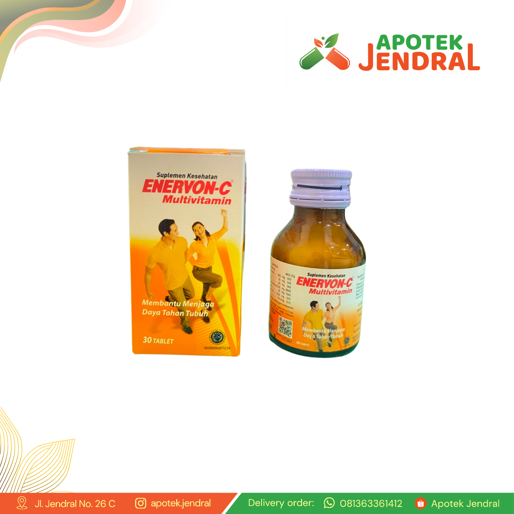 ENERVON C BOTOL 30 KAPLET  / ENERVON C