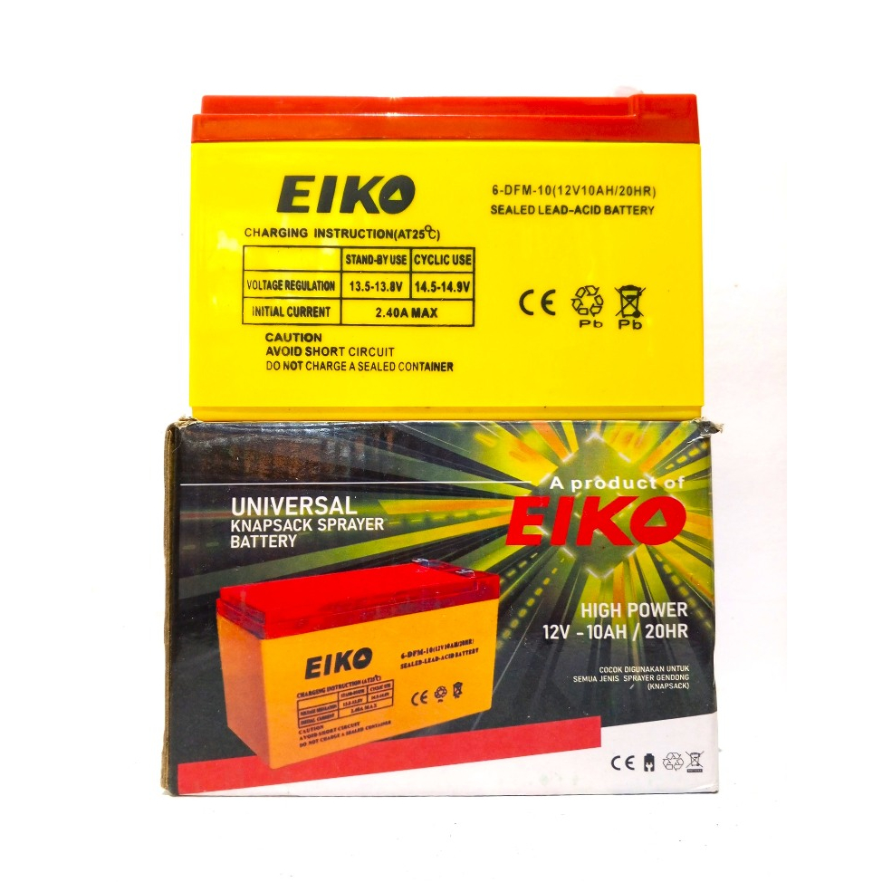 Baterai Aki Sprayer Elektrik EIKO 12V-10AH