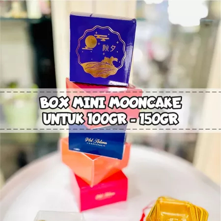 Kotak Mini Mooncake Box Mini Mooncake Box Kue Bulan Untuk 100-150 Gram Kotak Packaging Hampers Moonc