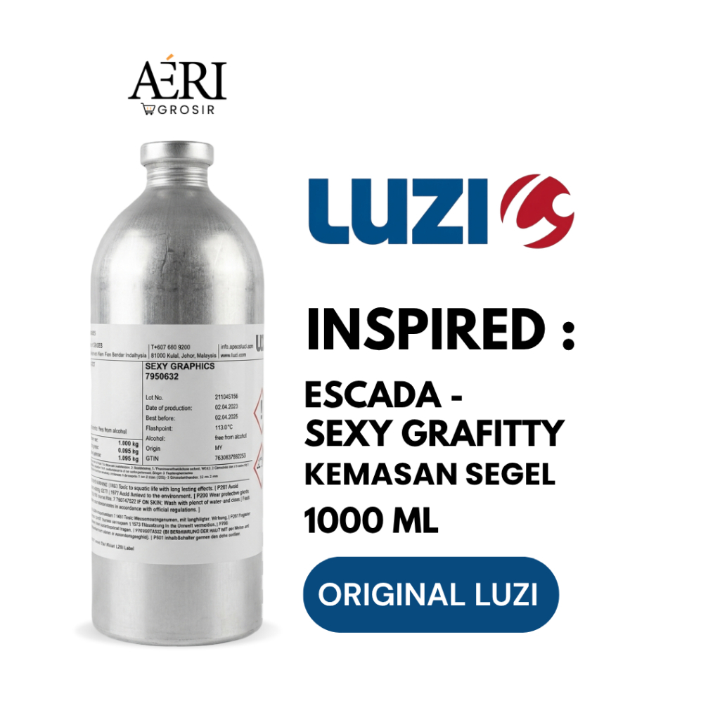 Sexy Grafic Bibit Parfum Luzi Original - Kemasan Segel Pabrik 1000gr