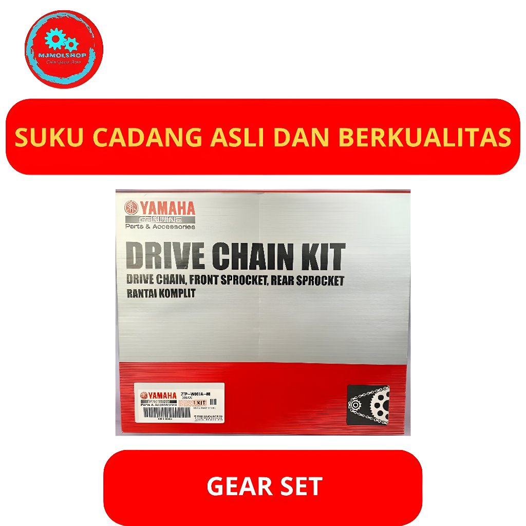 Gear Set Vixion New 2015-2016 Yamaha Original 2TP-W001A-00