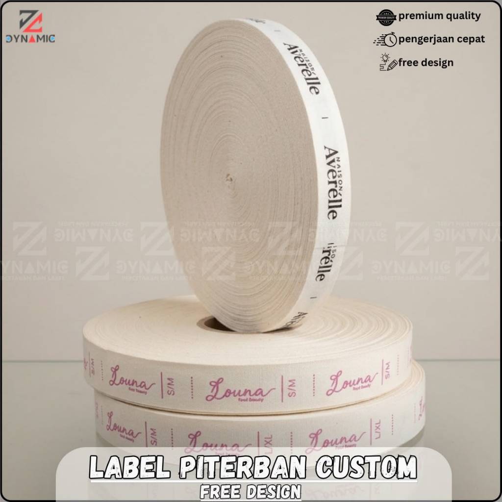 Piterban Lokal Label Cotton Cream Lembut 48m Roll