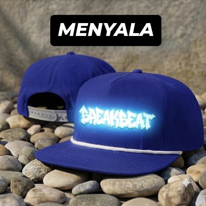 Topi Snapback Clasic Breakbeat Pria Bisa Menyala Terlaris 2026