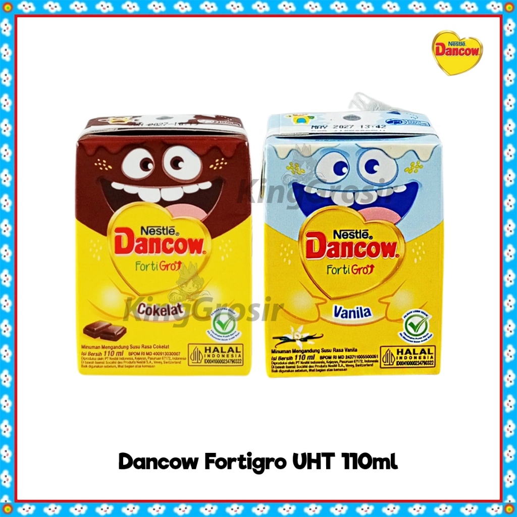 Dancow Fortigro Susu UHT 1 KARTON Isi 36 x 110ml  / Susu untuk Anak