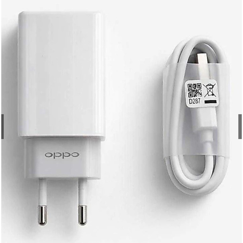 Charger Oppo 20watt SUPER VOOC Fast Charging type c putih packing plastik
