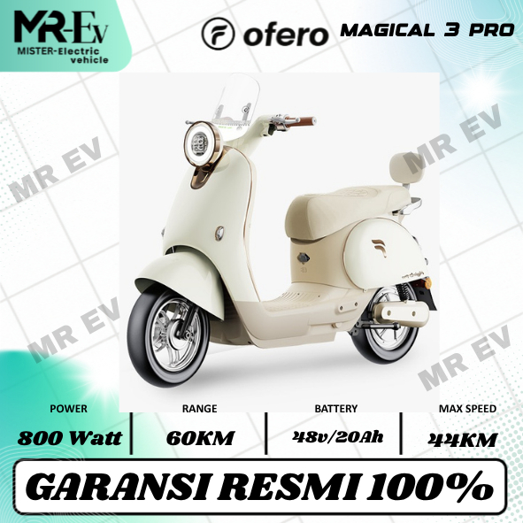 OFERO Sepeda Listrik Ofero Magical 3 Pro Lit Anti air