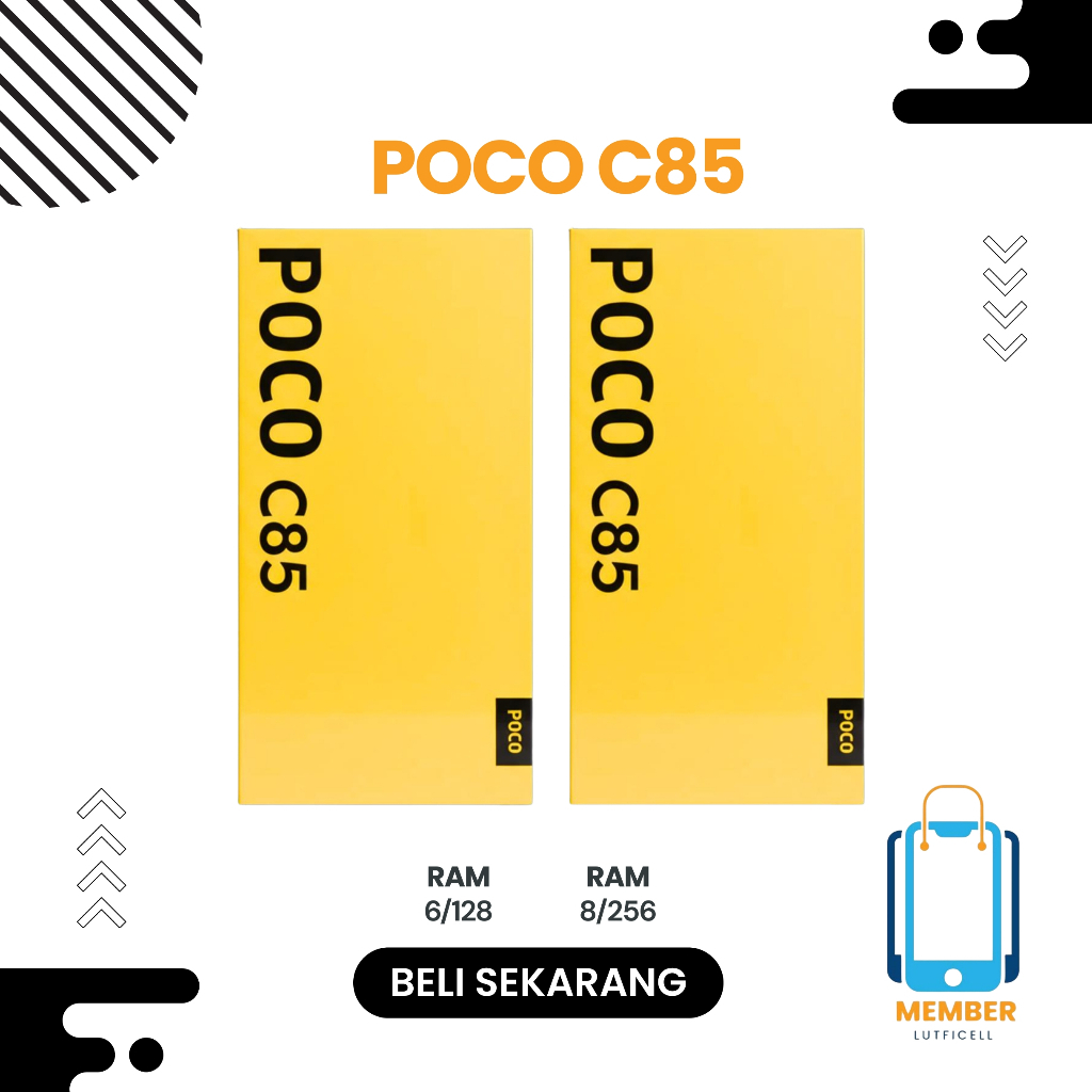 poco c85 8/256 second garansi resmi indonesia