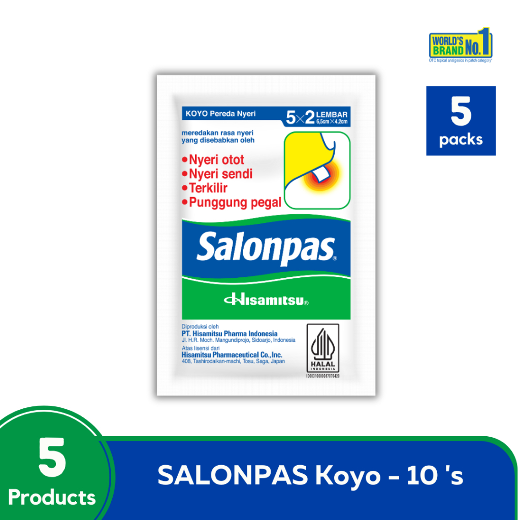 SALONPAS MULTIPACK - Koyo Pereda Nyeri isi 10