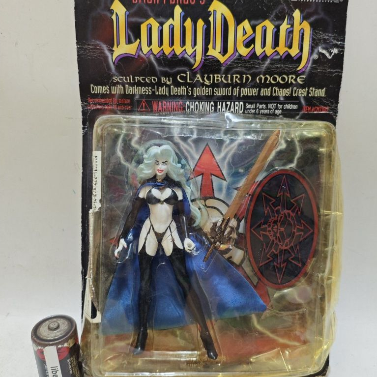 box damage vintage 1997 chaos comics brian pulido lady death moore action collectibles figure