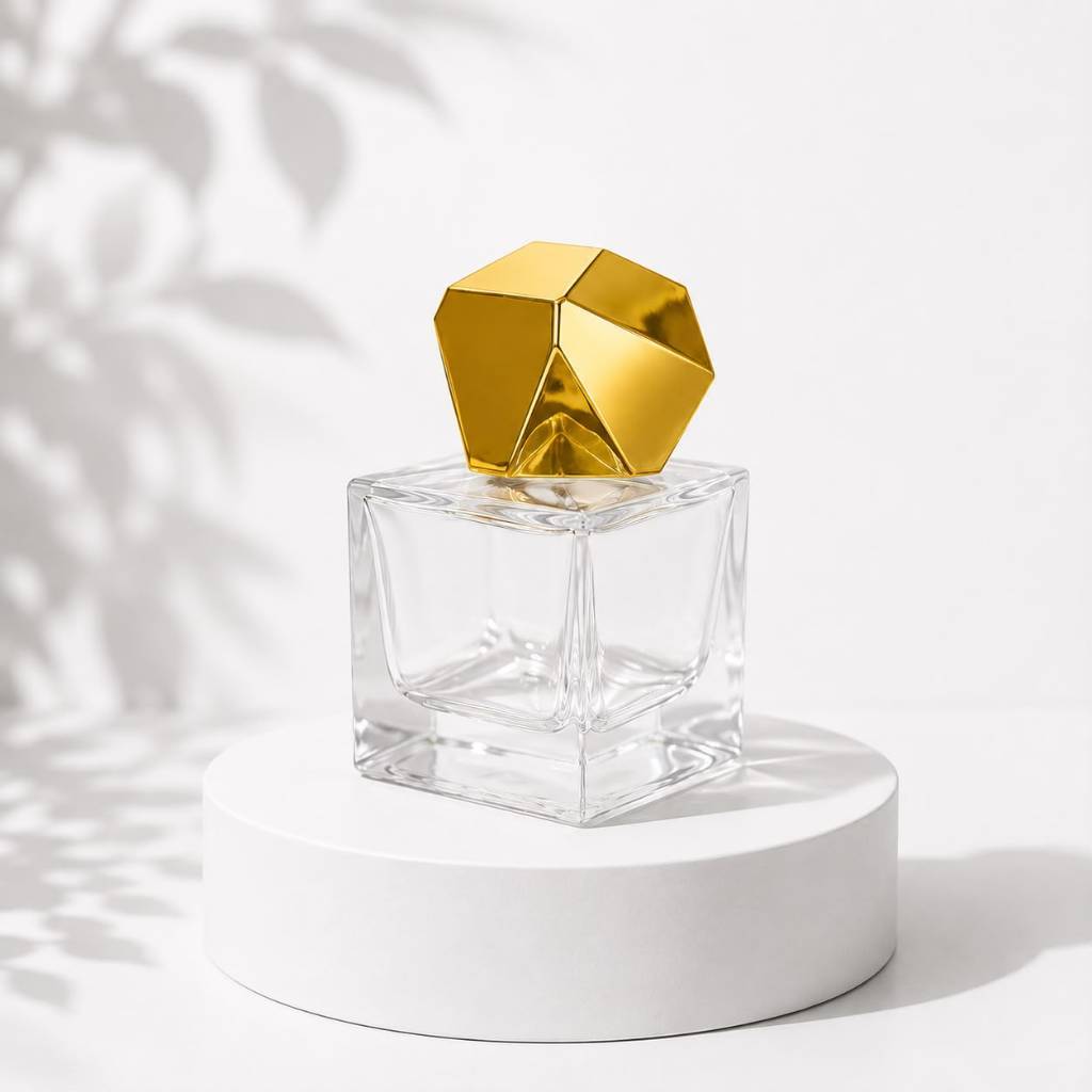 botol parfum kotak dg alchemi tutup diamond gold 30 ml spray semi press DIPASANG ALAT