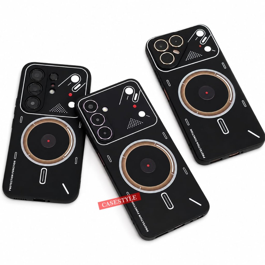 Case motif Magsafe buat Huawei P30 Huawei P40 Huawei P50 Huawei P50 Pro Softcase Macaron Square Blac