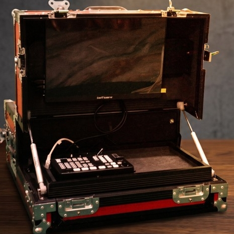 Hardcase Live Streaming Custom Bekas Kokoh - Fit Switcher, Monitor 16 Inch, HDMI Port (Real Pict)