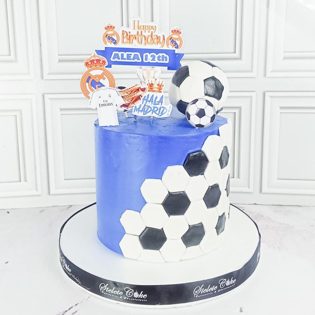 Kue Ulang Tahun/Birthday Cake/Kue Ultah Tema Bola/Bola Cake