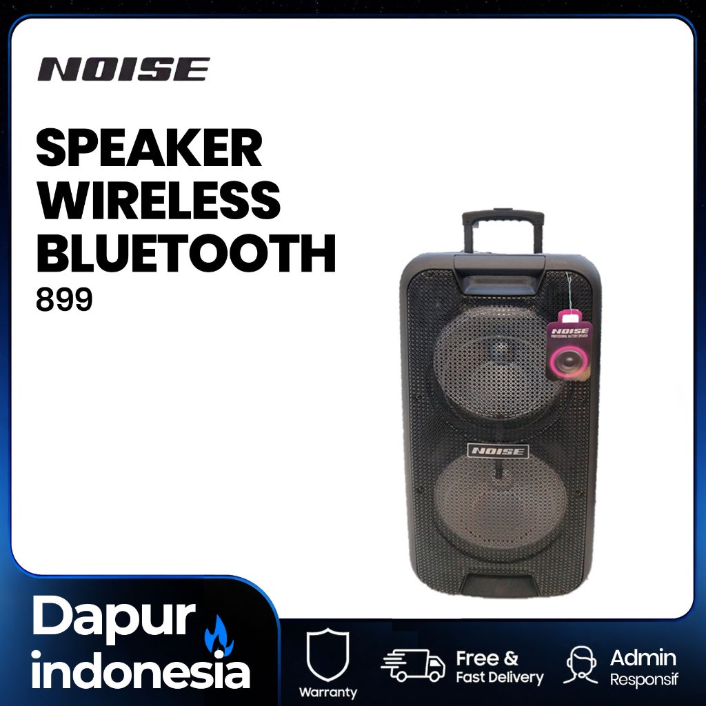 SPEAKER BLUETOTH PORTABLE NOISE 899AII 12 inch NEW