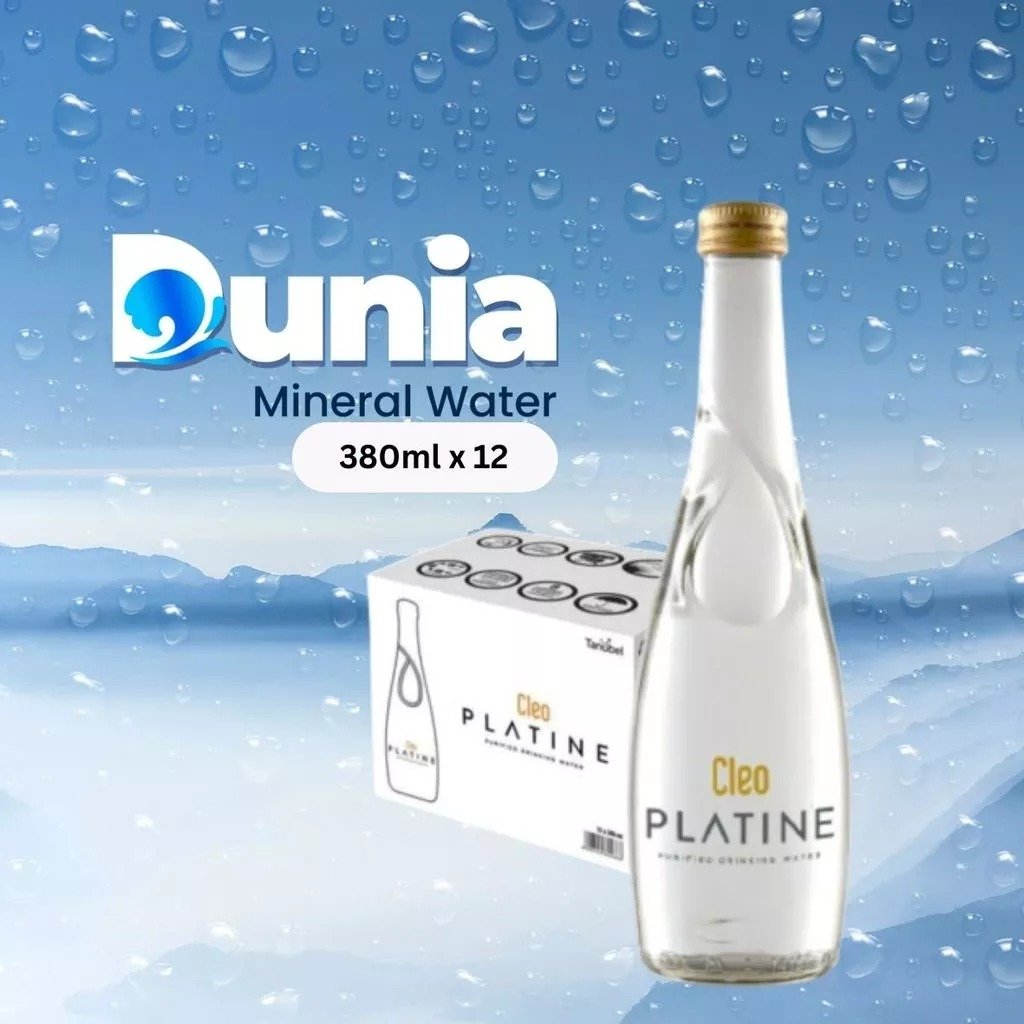 1 DUS Cleo Botol Kaca Mineral Water [ All Variants ] Air Mineral