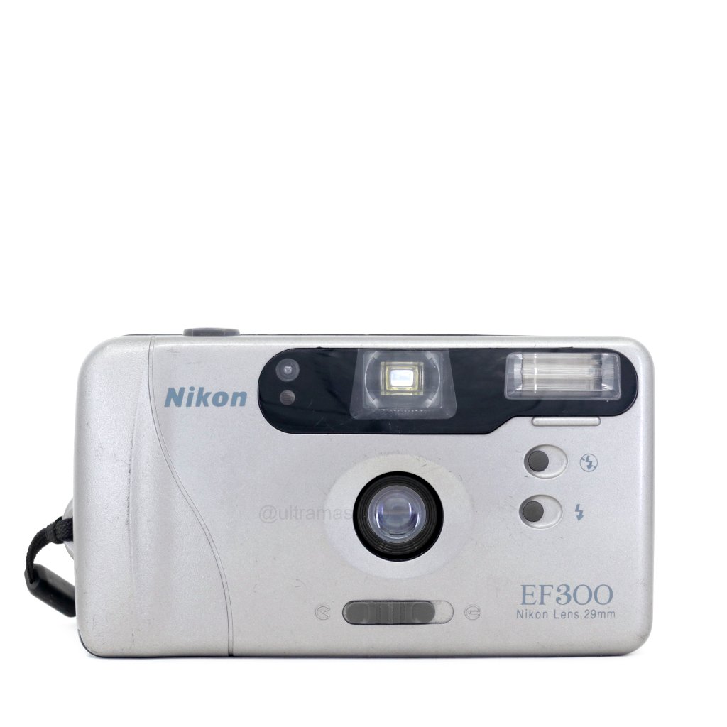 Kamera Film Analog Nikon EF300 - Point & Shoot 35mm Fokus Tetap Gulung Otomatis