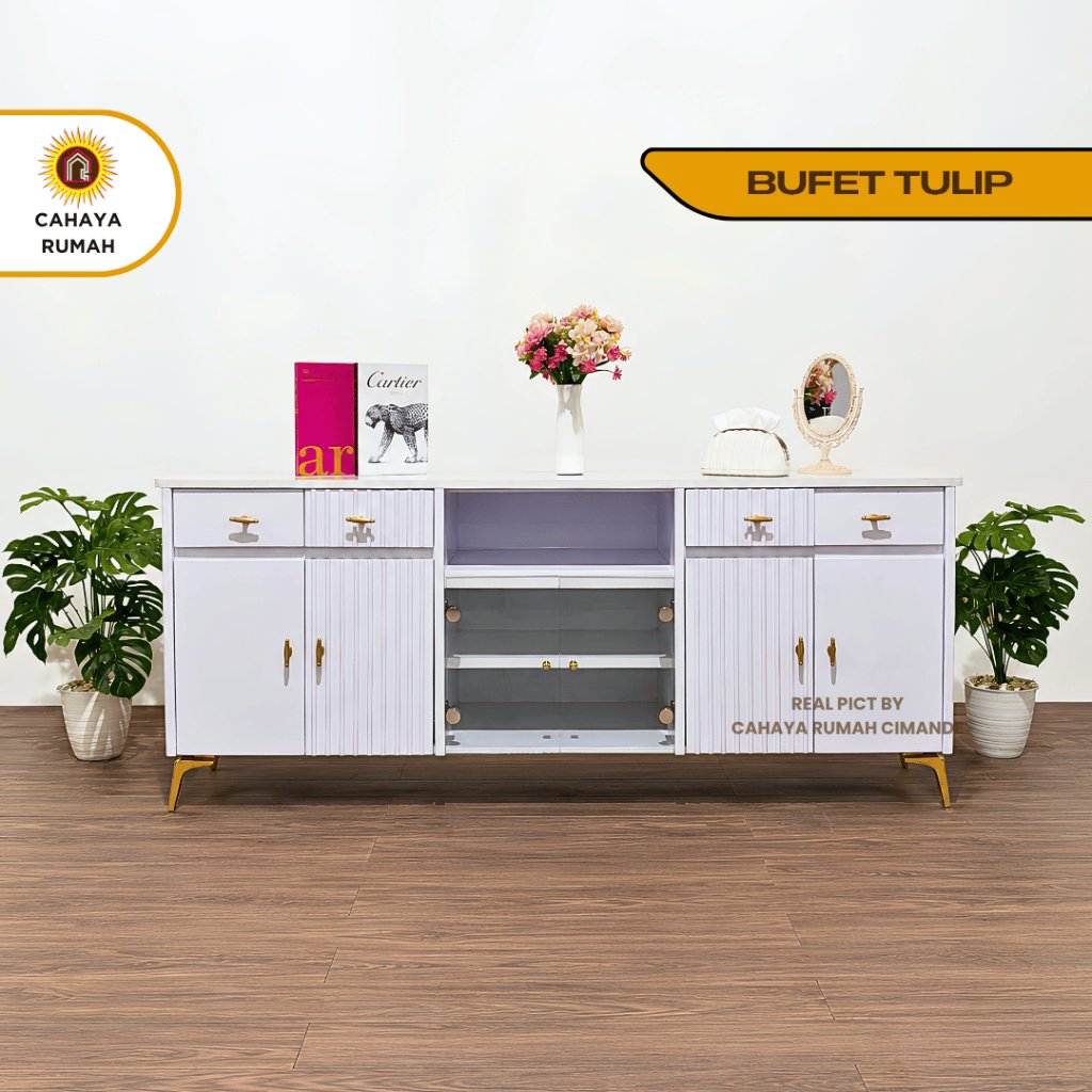 Cahaya Rumah Bojong Gede - Buffet Aesthetic Estetik Tulip / Buffet TV / Meja TV / Meja Kecil / Meja 