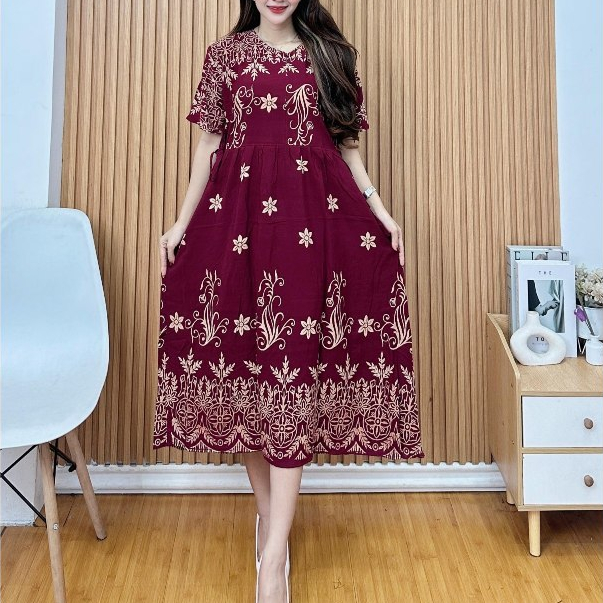 DASTER  CHIBI BATIK  BAHAN RAYON PREMIUM DASTER BATIK PEKALONGAN