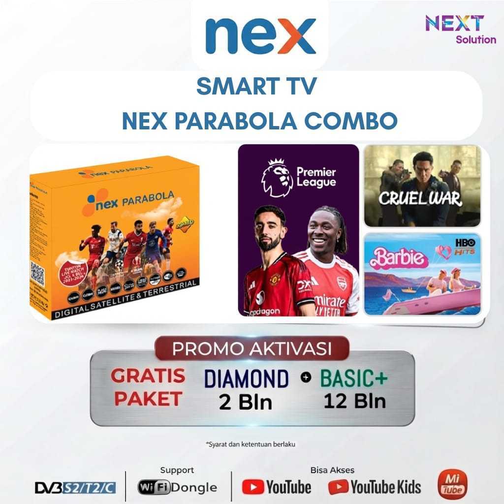 NEX PARABOLA - Receiver Combo Kuning