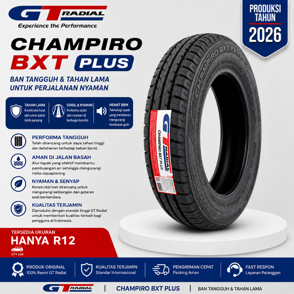 Ban GT BXT PLUS 155/80 R12 Ban Mobil Ring 12