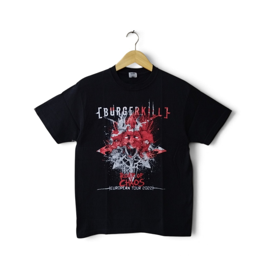 Tshirt burgerkill european tour 2022 "ROAR OF CHAOS"