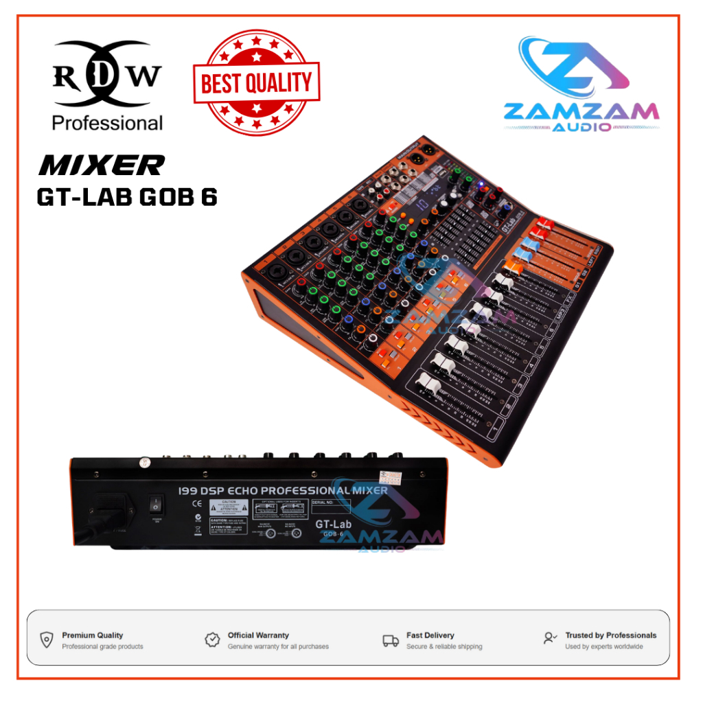 Mixer Analog GT Lab Gob 6 Channel / RDW